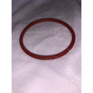 Vintage Cinnabar Chinese Export Bangle Bracelet
